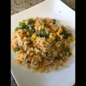 HOW TO MAKE SIMPLE VEGETABLE RICE!