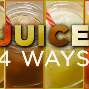 Fresh Juices 4 Cool Ways. Recipes by Food Fusion