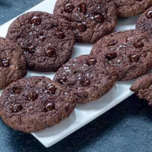 Christmas Chocolate Cookies – Double Chocolate Rum Cookies