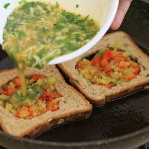 Bread Omelette | Omelette in a Hole Recipe