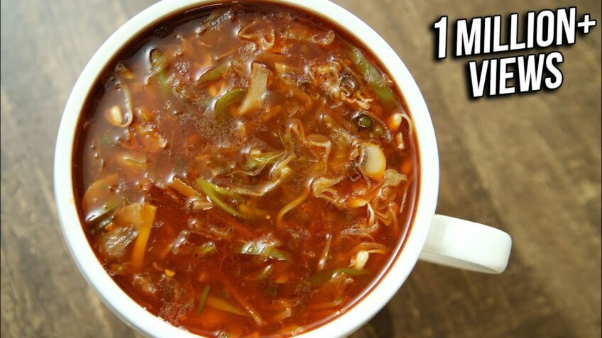 Hot And Sour Vegetable Soup | Indo Chinese Recipe | Restaurant Style Hot & Sour Soup | Varun Inamdar