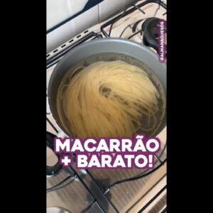 2 Formas de Fazer Macarrão Mais Barato! #shorts