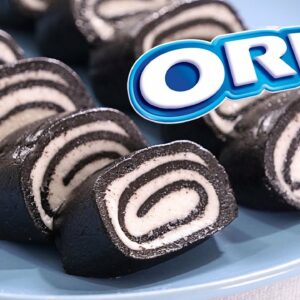 Sushi de Oreo (2 Ingredientes) Fácil y Rápido