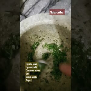 Garlic, Coriander Dip|Lehsan ka Raita|Only 3 ingredients@Today’s delicious recipe