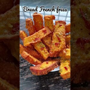 Evening Snacks Bread Fresh Fries Recipe #bread #frenchfries #Shorts #shortfeed