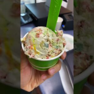 Sliced “ice cream” (kulfi)