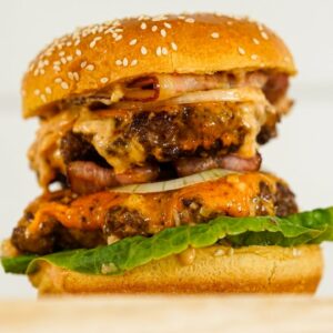 Double Bacon Cheeseburger | 300k Subscriber Special!