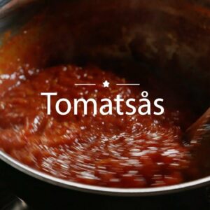 Tomatsås – Recept & Ingredienser nedan 👇🏻