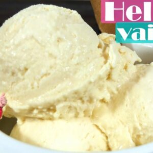 HELADO de VAINILLA con 3 INGREDIENTES 😍😋 y SIN MÁQUINA para helados Receta # 374