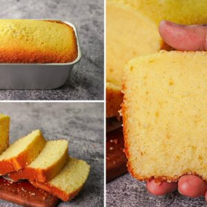 Basic Plain & Soft Vanilla Sponge Cake Recipe Without Oven | Yummy