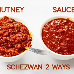 Schezwan Sauce VS Szechuan Chutney Recipe 2 Ways – CookingShooking