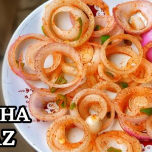 Laccha Pyaaz | Dhaba Style Laccha Pyaz | Masala Pyaz | Laccha Onion Salad | Tandoori Pyaaz | #shorts