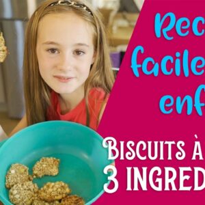 Recette facile pour enfants – Biscuits à seulement 3 ingrédients: Banookie