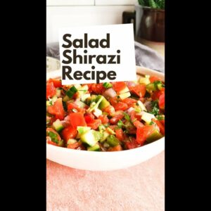 Salad Shirazi Recipe | Ingredients in the description box #shorts