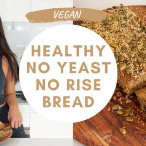 EASY HEALTHY OAT BREAD | Guilt-Free Vegan Delicious Bread Recipe No Yeast