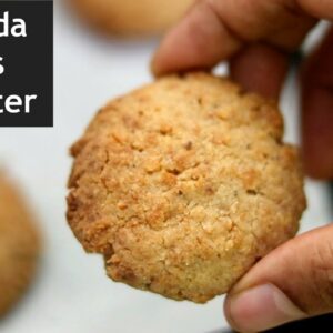 No Maida – No Butter – No Eggs | Coconut Cookies Recipe – How To Make Eggless Coconut Cookies
