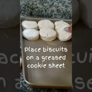 Easy three ingredients biscuits