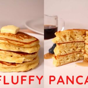 Fluffy Pancakes | Soft & Easy Fluffy Pancake Recipe