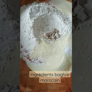 Baghrir marocain ingrédients recette