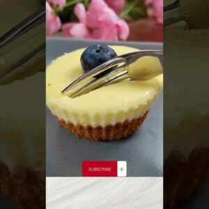 Easy Mini Cheesecakes Recipe! #shorts #minicheesecakes