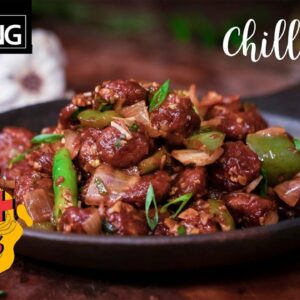 Chilli Soya Recipe | Soya Chunks Recipes | Veg Starters  | Soya Recipes