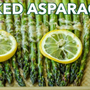 Easy ROASTED ASPARAGUS Recipe In 12 Minutes #shorts