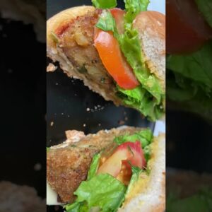 Veg Aloo Tikki Burger | Petty Burger | Street food burger | cook spicy with pawan￼