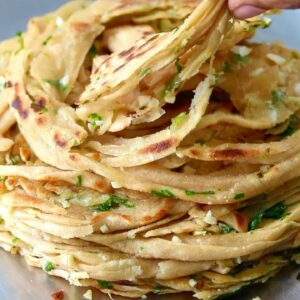 Chilli Garlic Paratha – Multilayered Garlic Paratha – Parotta Recipe | Garlic Bread | Skinny Recipes
