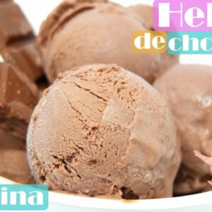 HELADO de CHOCOLATE | Sin Maquina Heladera| Sin Huevo | 3 ingredientes 😍🍫😋 Receta # 492