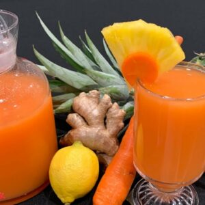 Let’s Make My Healthy Carrots Ginger & Pineapple Drink | A Super Immune Boosting Juice