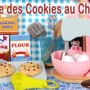 Jeu d’Imitation Recette des Cookies au Chocolat Facile Ustensiles Ingrédients