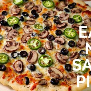 How to Make Easy Pizza from Scratch | Olive Oil Base | Homemade Pizza