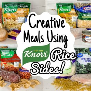 5 SHORTCUT Ingredient Dinner Recipes Using Knorr Rice | Tasty Cheap Meals Made EASY! | Julia Pacheco