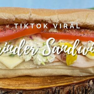 VIRAL TIKTOK GRINDER SALAD SANDWICH | EASY RECIPE