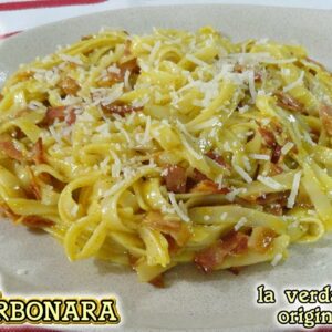 PASTA A LA CARBONARA la verdadera receta original Italiana
