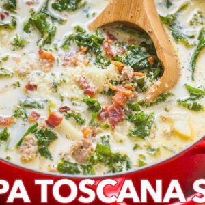 Dinner: Zuppa Toscana Soup (Olive Garden Copycat Recipe) – Natasha’s Kitchen
