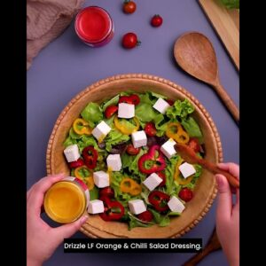 Sweet & Spicy Paneer Salad Recipe | Living Food #shorts