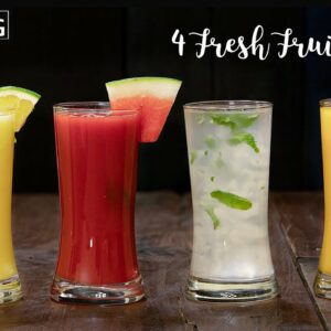 Summer Drinks | Watermelon Strawberry Juice | Tender Coconut Iceapple Juice |Cantaloupe Mango Juice