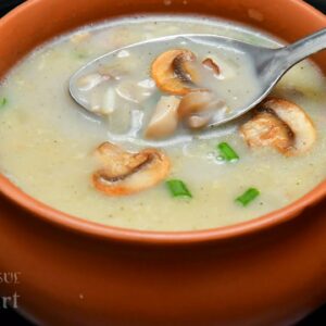 Mushroom Soup Recipe/ Easy & Tasty Mushroom Soup/ Soup Recipes
