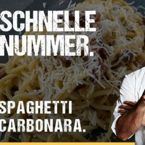 Schnelles Spaghetti Carbonara-Rezept von Steffen Henssler