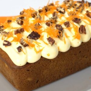 Super Moist Carrot Loaf Cake With Stable Cream Cheese Frosting Recipe