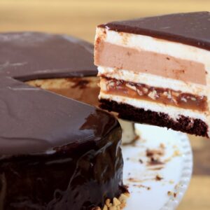 Snickers Mousse Cake Recipe