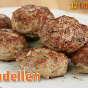 Saftige Frikadellen (Fleischküchle, Fleischpflanzerl, Buletten) einfach selber machen mit Rezept