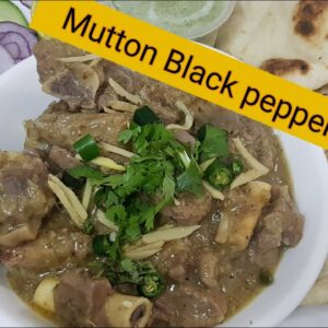 Mutton Black Pepper karahi | Few Ingredients, Spices Easy Recipe | Maria’s Kitchen Routine
