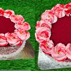 Cake Decorating Idea’s || Red Velvet Cake Decoration ||Jasmins Bakes #shorts