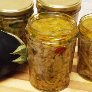 MELANZANE SOTT’OLIO ricetta tradizionale –  Eggplants in oil  traditional recipe