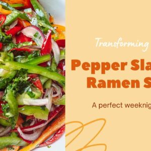 Leftover Bell Pepper Salad Idea