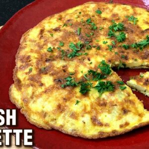 5 Ingredients Spanish Omelette | How To Make Spanish Omelette | Easy Breakfast Recipe By Chef Tarika