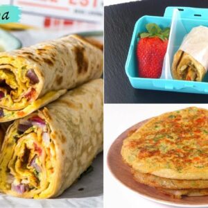 5 minutes Egg Paratha/ Anda Paratha recipe by Tiffin Box | Restaurant-style layered Egg paratha Roll