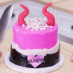 The Most Beautiful Miniature BLACKPINK Cake Decorating Idea – Perfect Cake Recipe | Mini Bakery